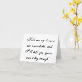 私の夢 カード (黄色い花)