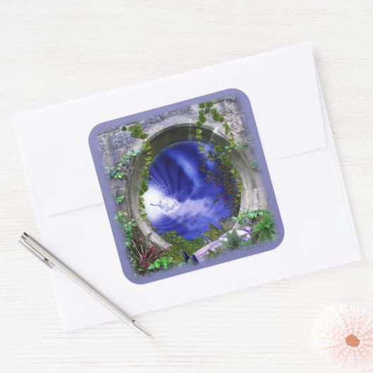 私の夢 スクエアシール (封筒)