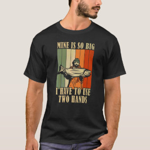 私の大きいので、私は2つの手を使用する必要があるレトロFishi Tシャツ