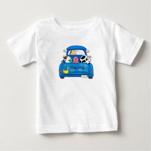 私の大きく青いトラック ベビーTシャツ