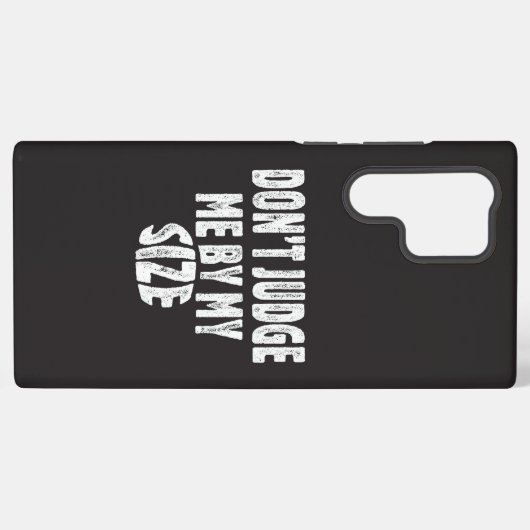 私の大きさで判断してはいけない SAMSUNG GALAXYケース (裏面横)