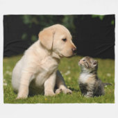 私の大きな兄さん フリースブランケット (正面(横))