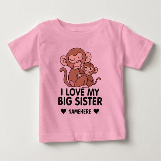 私の大きな姉が大好き ベビーTシャツ (正面)