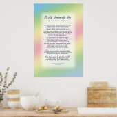 私の大きな息子に ポスター (キッチン)