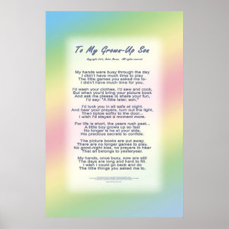 私の大きな息子に ポスター