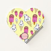 私の大きな秘密の小さな本、アイスクリームポップシクル ノートブック (裏面)