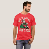 私の大きな袋をチェック Tシャツ (正面フル)
