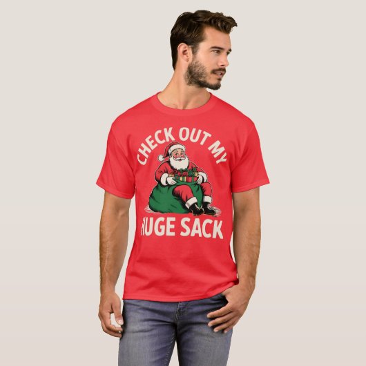 私の大きな袋をチェック Tシャツ (正面フル)