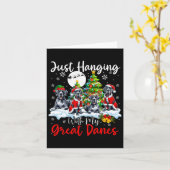 私の大つるきなダンスのクリスマス3サンタ カード (黄色い花)