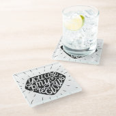 私の大切です ガラスコースター (アングル)