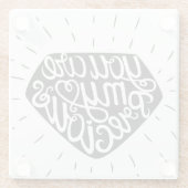 私の大切です ガラスコースター (裏面)