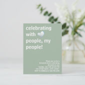 私の大切な人たちと祝う リハーサルディナー ポストカード (スタンド正面)