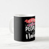 私の大切な人たちは私をナナと呼ぶ 母の日 コーヒーマグカップ (正面左)