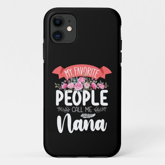 私の大切な人たちは私をナナと呼ぶ 母の日 Case-Mate iPhoneケース (裏面)