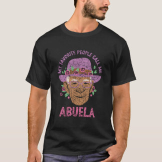 私の大切な人たちは私を祖母と呼ぶ Abuela Abuelas Grandma Tシャツ