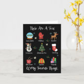 私の大好きなものたちの一部です カード (黄色い花)