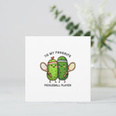 私の大好きなピックルボールプレーヤーへ カード (スタンド正面)