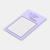 私の大好きな人たちにはナナ・パープルと呼ばれている ポストイット (アングル)