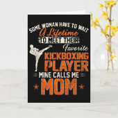 私の大好きなMMAキックボクシングの選手が私に電話をかけてくる カード (黄色い花)