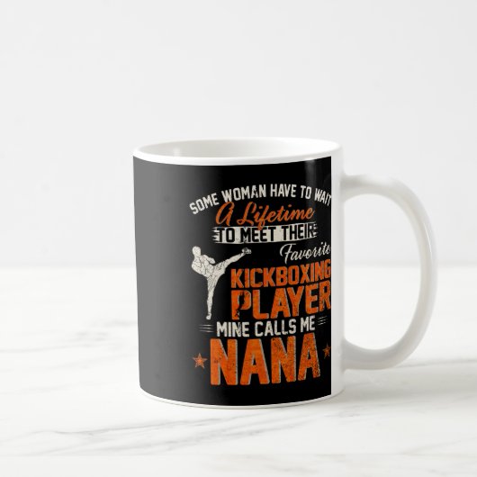 私の大好きなMMAキックボクシングの選手が電話をくれる コーヒーマグカップ (右)