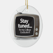 私の大学卒業に引続き注目して下さい セラミックオーナメント (右)