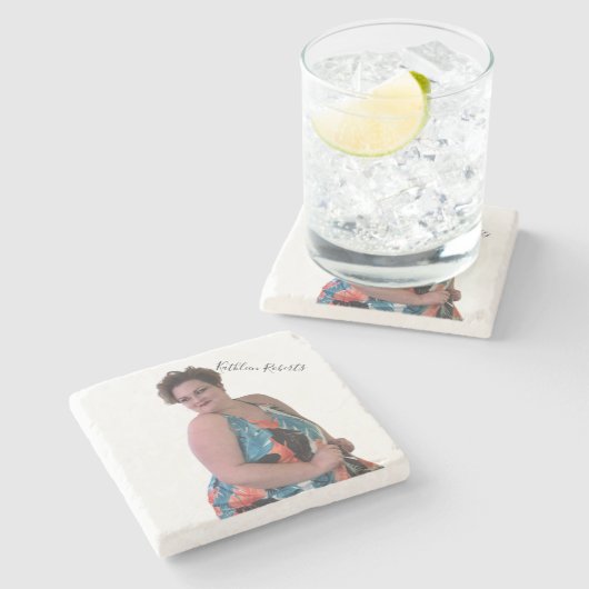 私の大理石コースターの写真 ストーンコースター (横)