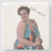 私の大理石コースターの写真 ストーンコースター (正面)