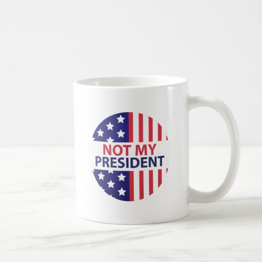 私の大統領じゃない コーヒーマグカップ (右)