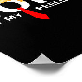 私の大統領ではないおもしろいアンチトランプ選挙20 ポスター (角)