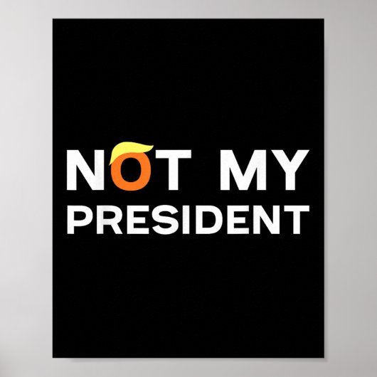私の大統領ではないアンチトランプ2024 ポスター (正面)