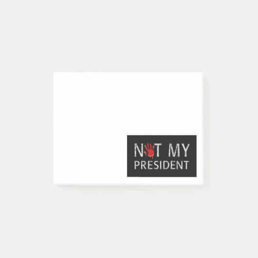 私の大統領ではない ポストイット (正面)