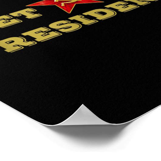 私の大統領はまだトランプロシアのメモを持っていない ポスター (角)