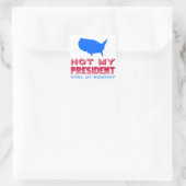 私の大統領はまだ私の国の国旗に抵抗しない スクエアシール (バッグ)