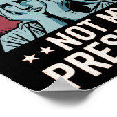 私の大統領はトランプに抵抗アンチトランプ ポスター (角)