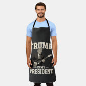 私の大統領はドナルド・トランプ エプロン (着用した状態)