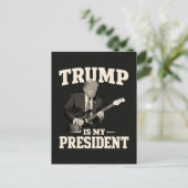 私の大統領はドナルド・トランプ ポストカード (スタンド正面)
