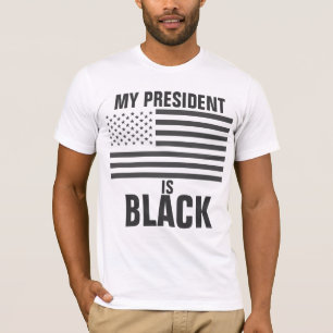 私の大統領は黒いです Tシャツ