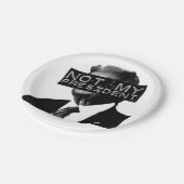 私の大統領アンチトランプの成長ではない自由主義の ペーパープレート (アングル)