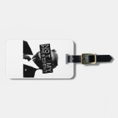 私の大統領アンチトランプの成長ではない自由主義の ラゲッジタグ (正面横)