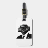 私の大統領アンチトランプの成長ではない自由主義の ラゲッジタグ (正面縦)