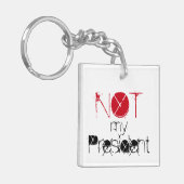 私の大統領、愛切札がKeychainを憎みません キーホルダー (正面左)