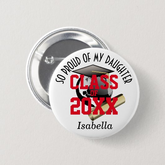 私の大誇りを持った学院の 缶バッジ (正面&裏面)