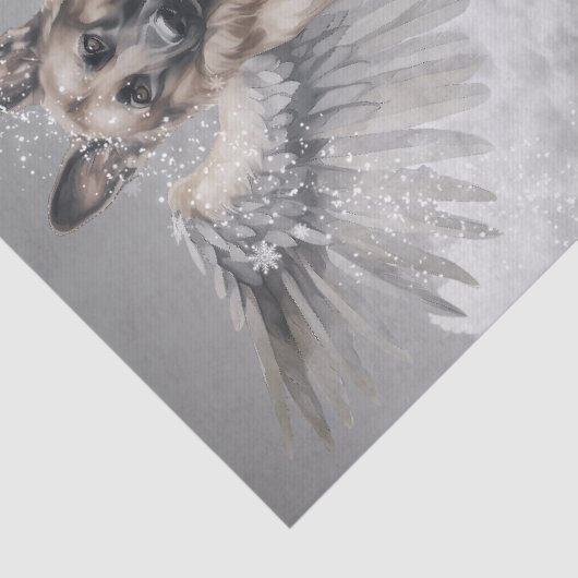 私の天使のドイツの羊飼い犬の天国メモリアル 薄葉紙 (詳細)