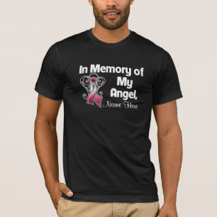私の天使の頭部の首の蟹座を記念して個人化して下さい Tシャツ