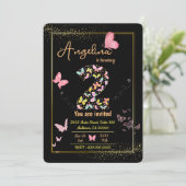 私の天使は二つ回っている:私の蝶の誕生日 招待状 (スタンド正面)