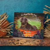 私の天使は四本の足 サンセット 2584 フォトプラーク (側面)