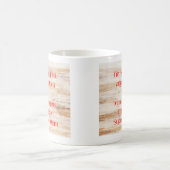 私の天使は私をスーパーママと呼ぶ コーヒーマグカップ (中央)