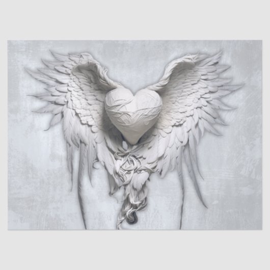 私の天使ハート、翼のあるハート 薄葉紙 (正面)