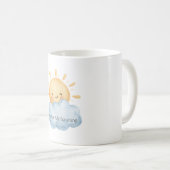 私の太陽です 幸せな太陽の雲 コーヒーマグカップ (正面右)