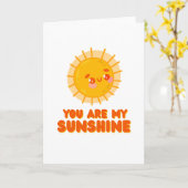 私の太陽 グリーティングカード (黄色い花)